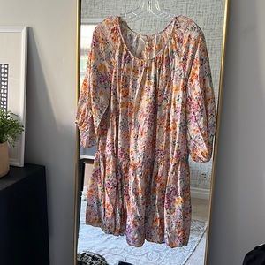 H&M oversized floral dress